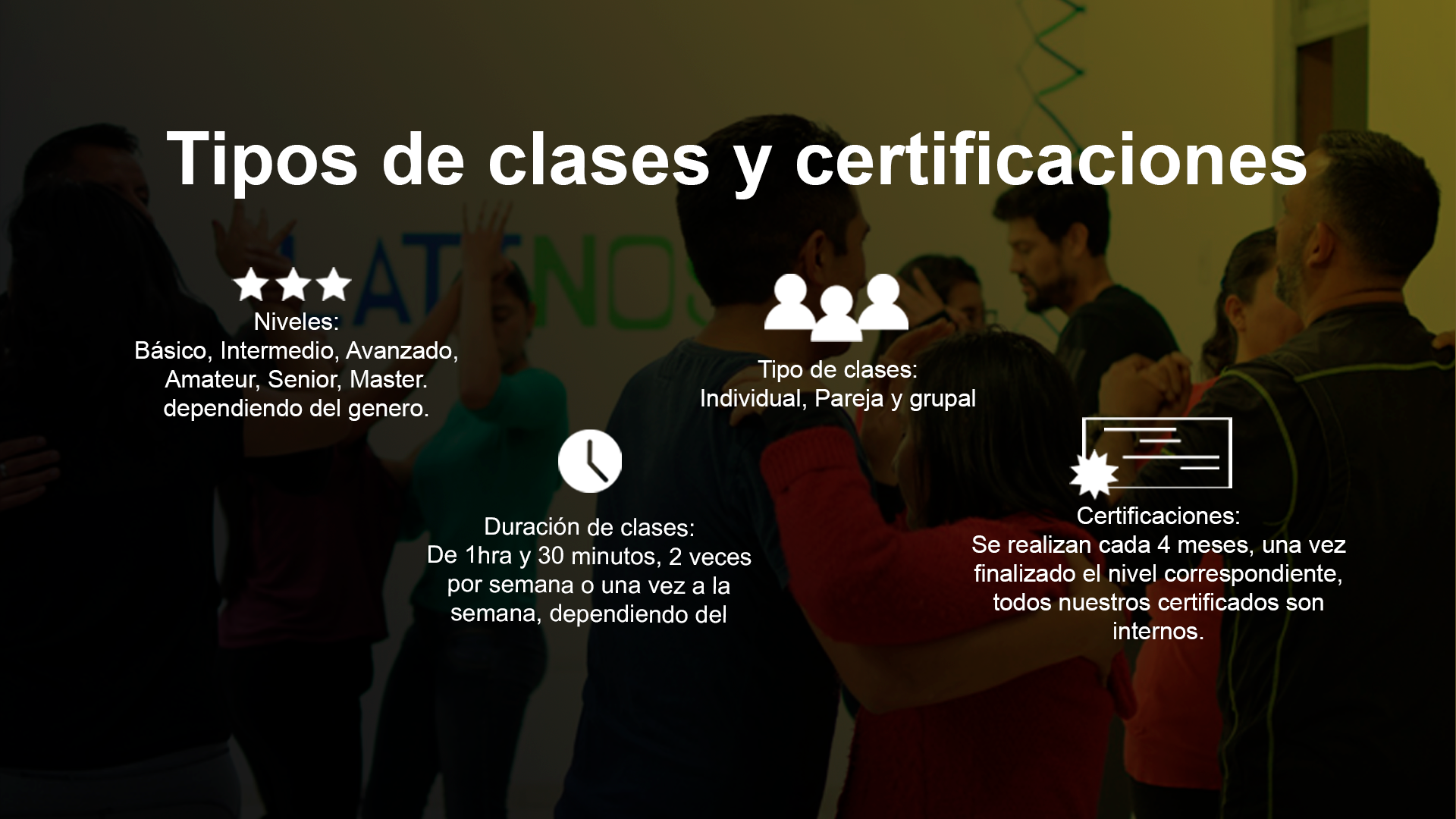 Clases de baile en grupo - Academia Latinos Lima